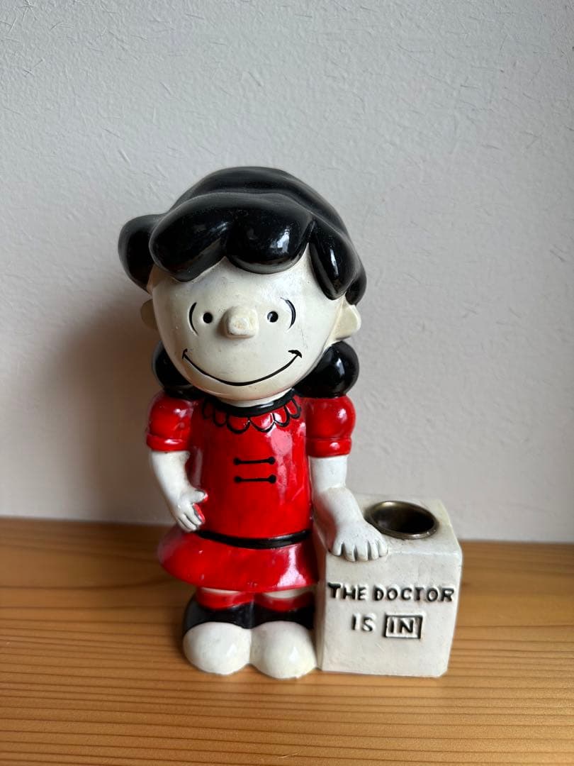 1970年代　HALLMARK社製 スヌーピー　他4体セット　キャンドルホルダー