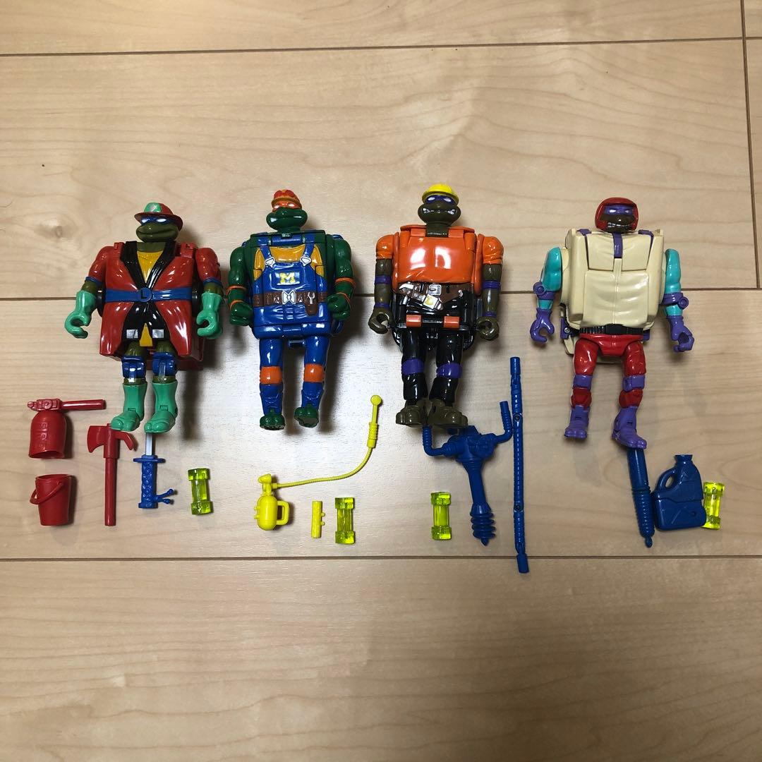ミュータントタートルズ フィギュア 4体セット　マシンフィギュア