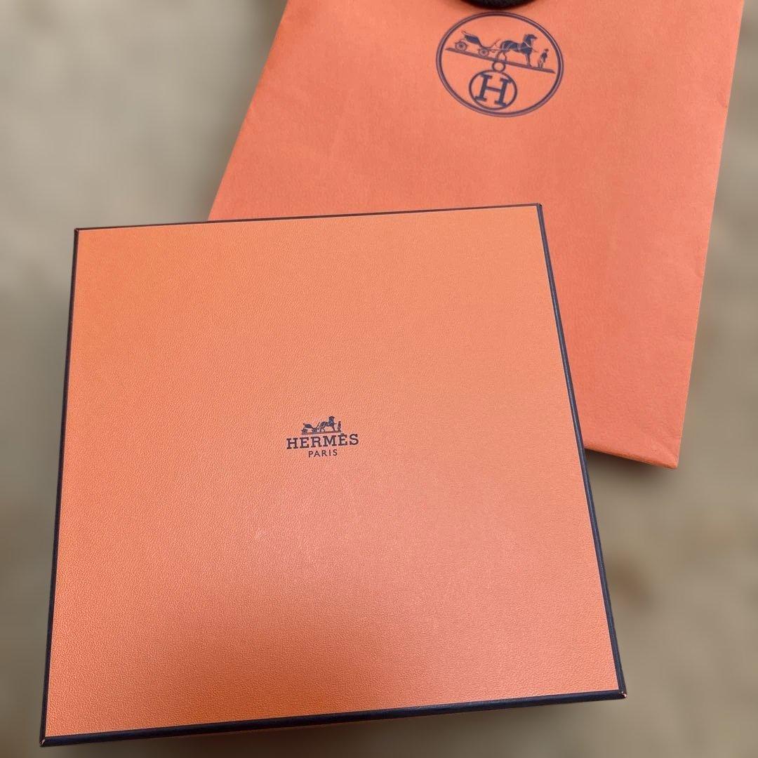 HERMES エルメス　ピンク　Hロゴ タオルハンカチ　ハンドタオル