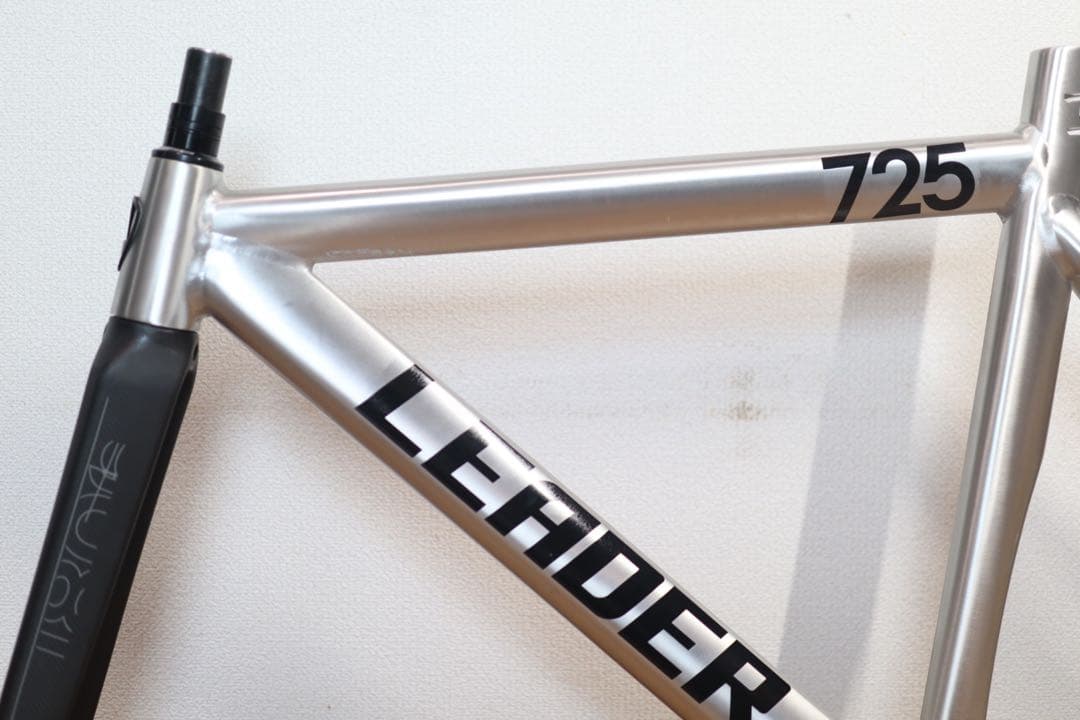 ★ LEADER BIKE リーダーバイク725 ピスト フレーム ブルーラグ
