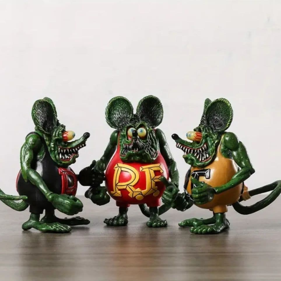 はぁ♡ 新品未開封　ラットフィンク　フィギュア　手足可動式　5体セット