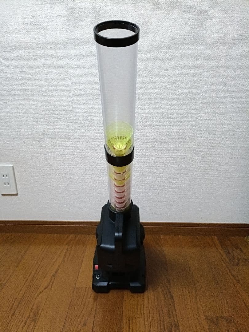 シャトル　ハネ打ち　バッティング練習マシーン　電源アダプター・追加ハネあり