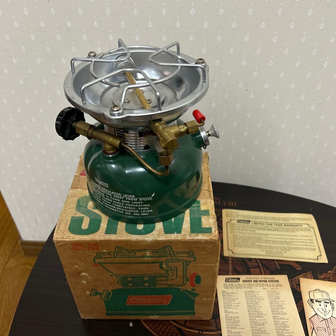 コールマンシングルバーナー1976年6月製モデル502