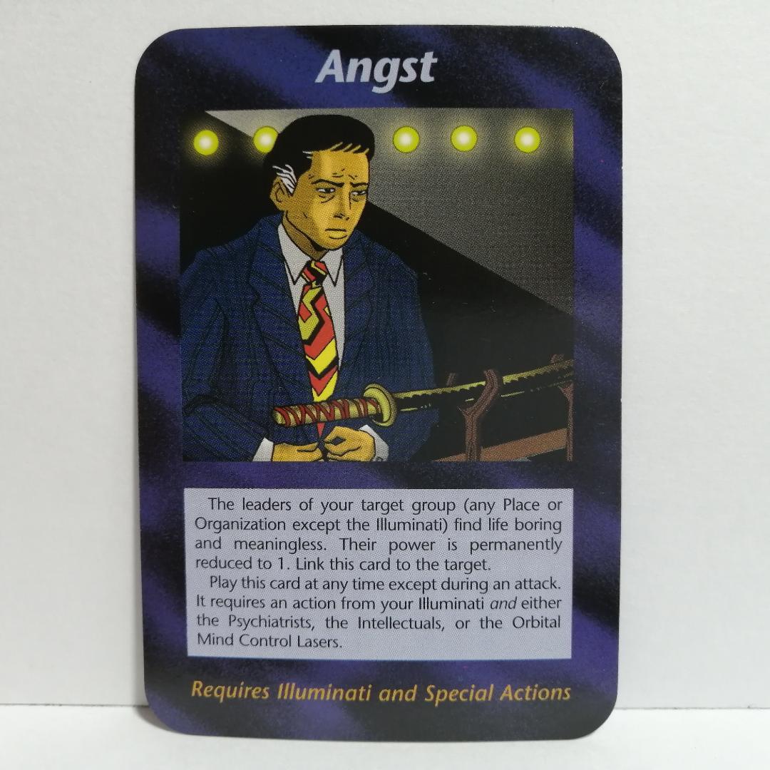 イルミナティカード　Angst　苦悩