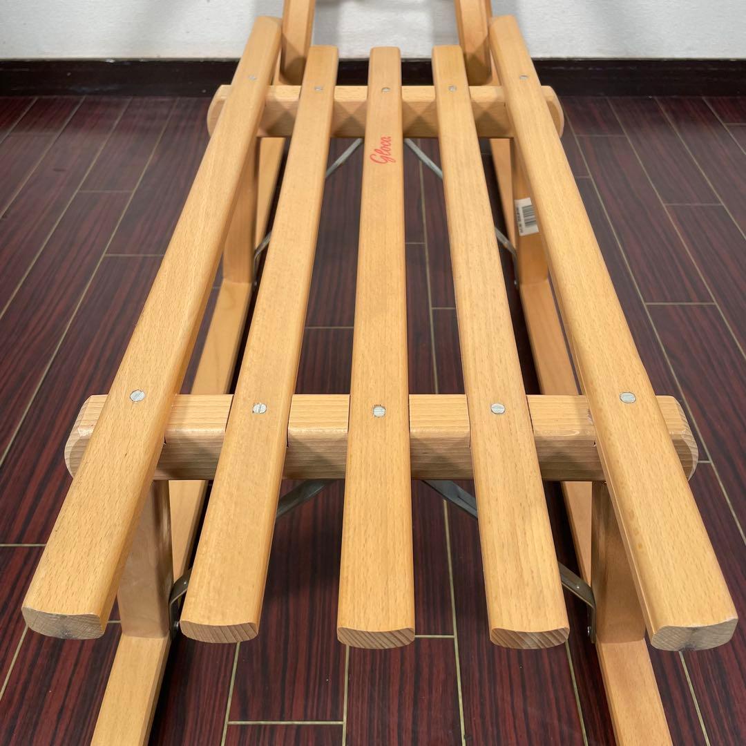 レア ドイツ製 Gloco 木製 ソリ 天然木 ブナ材 曲木 ディスプレイ