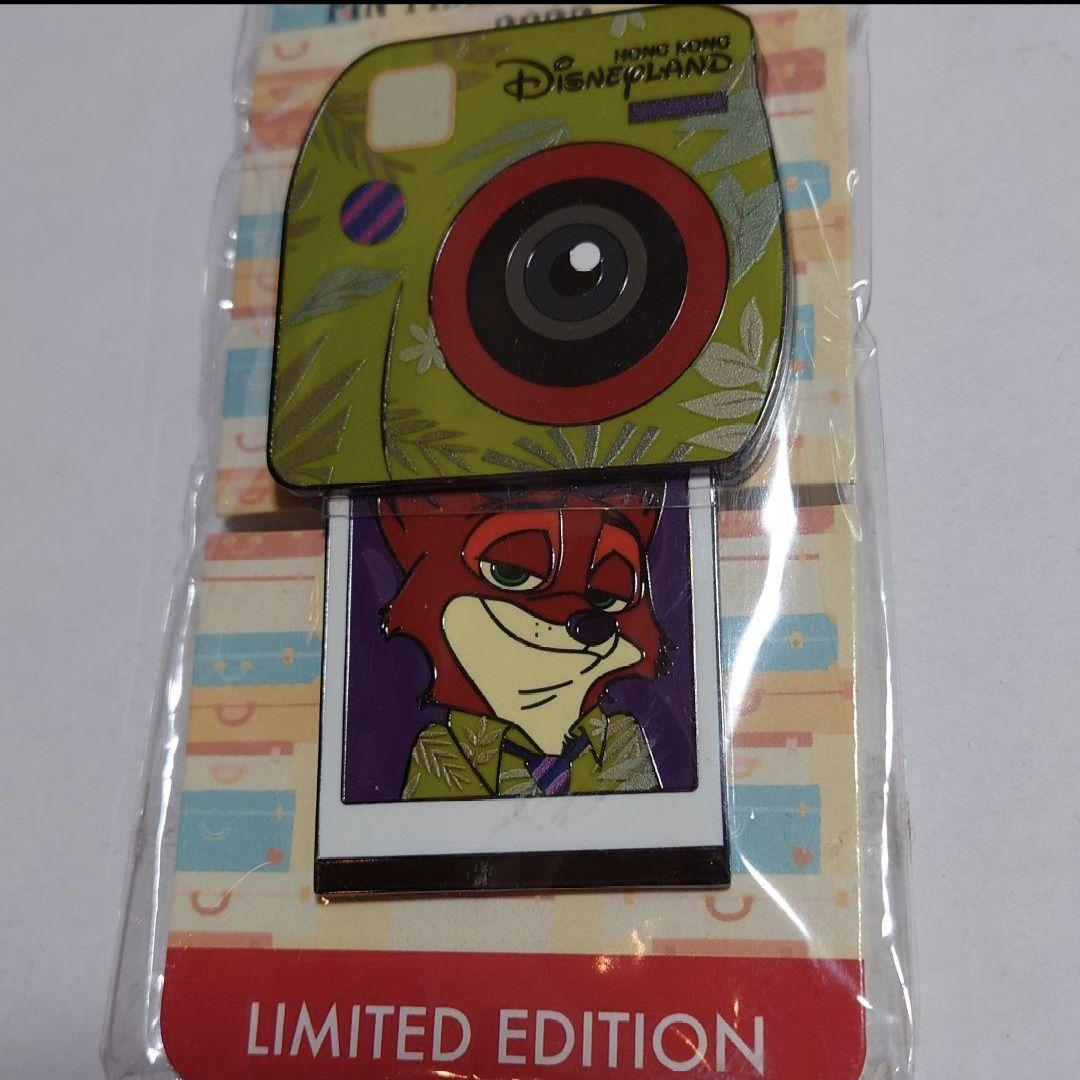 香港ディズニーランド ニックワイルド/ジュディホップス ピンバッジ/ズートピア2