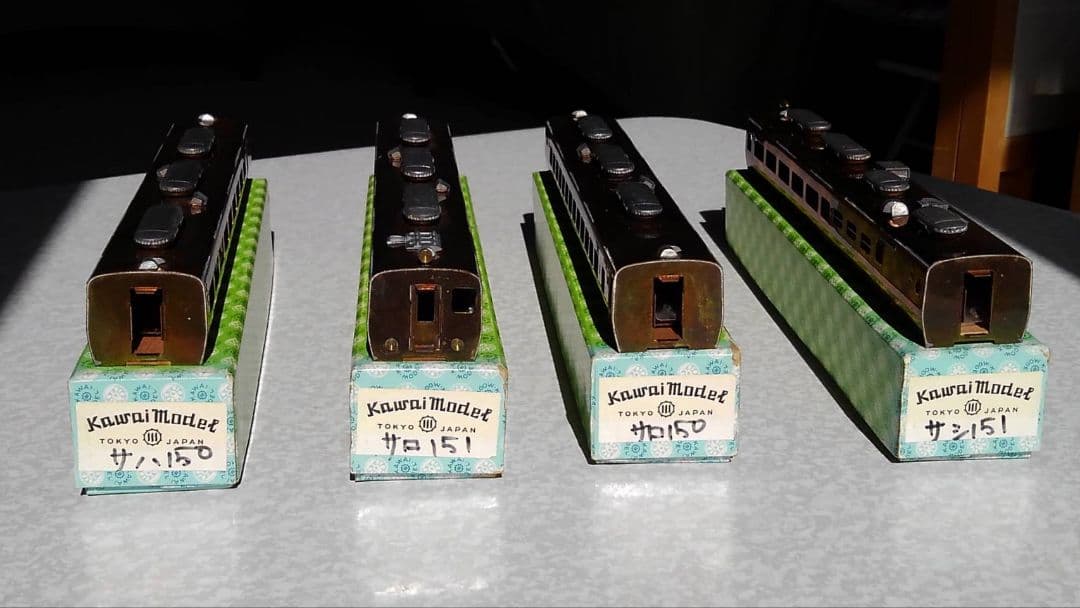 未塗装完成車体 カワイモデル 151系 12両セット