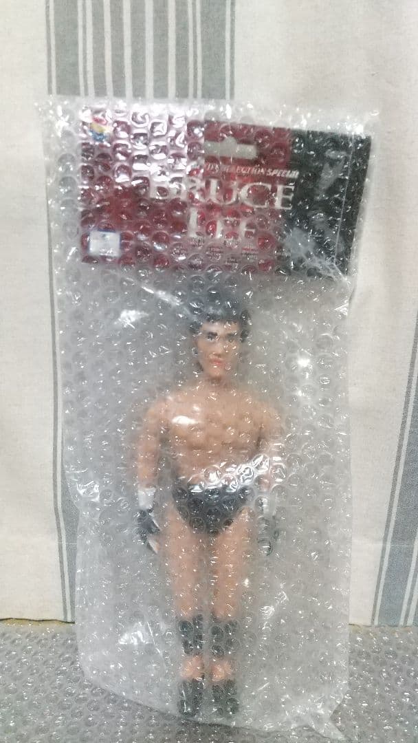 最終値下げ！新品　希少　ヴィンテージ　ソフビ　ブルース・リー　燃えよドラゴン