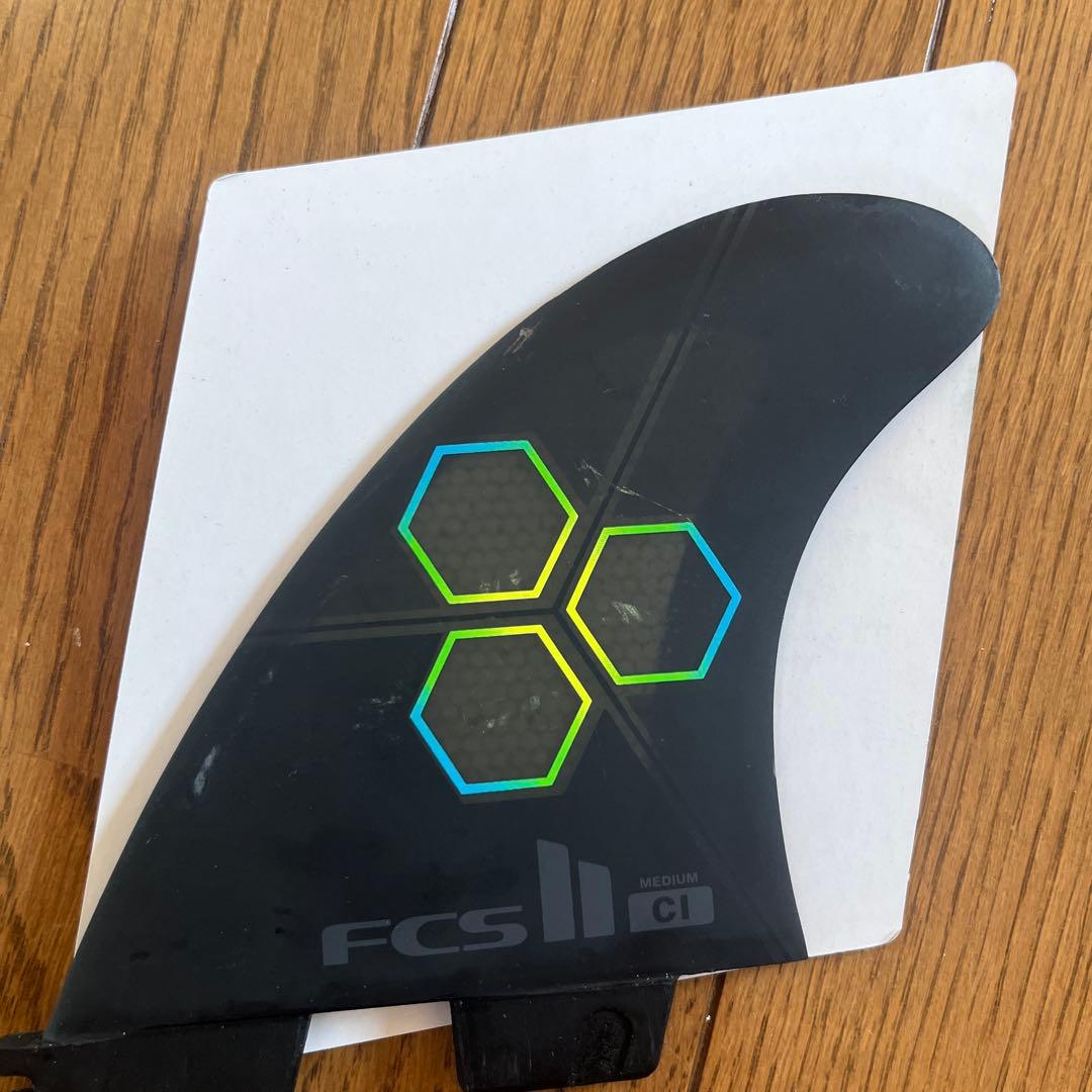 FCS II CI サーフボードフィン 3枚セット