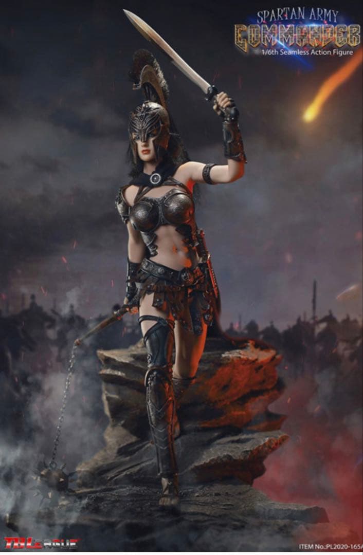 TBリーグ 1/6 スパルタアーミー女性司令官 女戦士 コマンダーブラック版