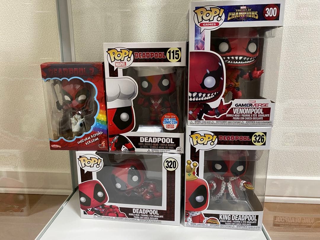 Funko Pop! コスベビー デッドプール フィギュア 5体セット