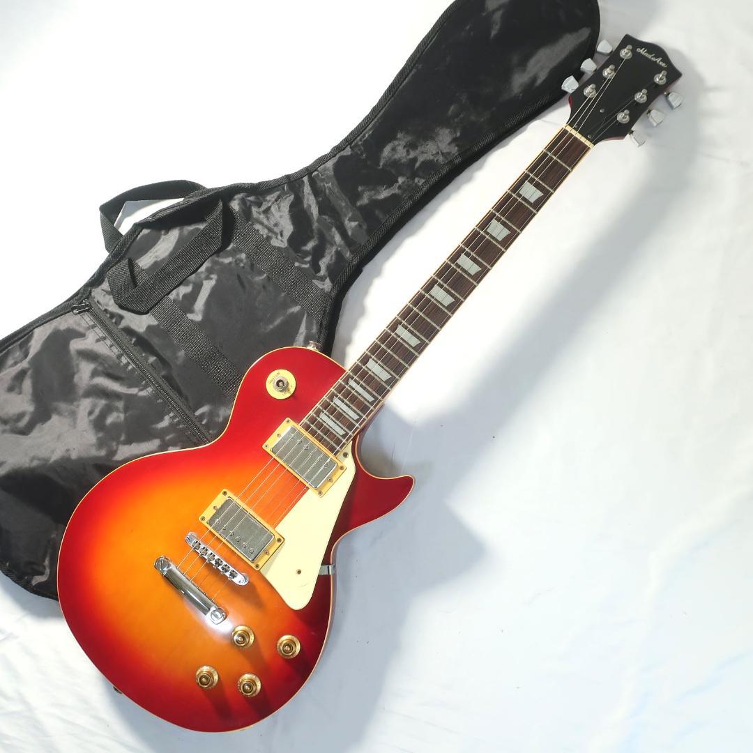 Mad Axe レスポールタイプ エレキギター ケース付 チェリーサンバースト