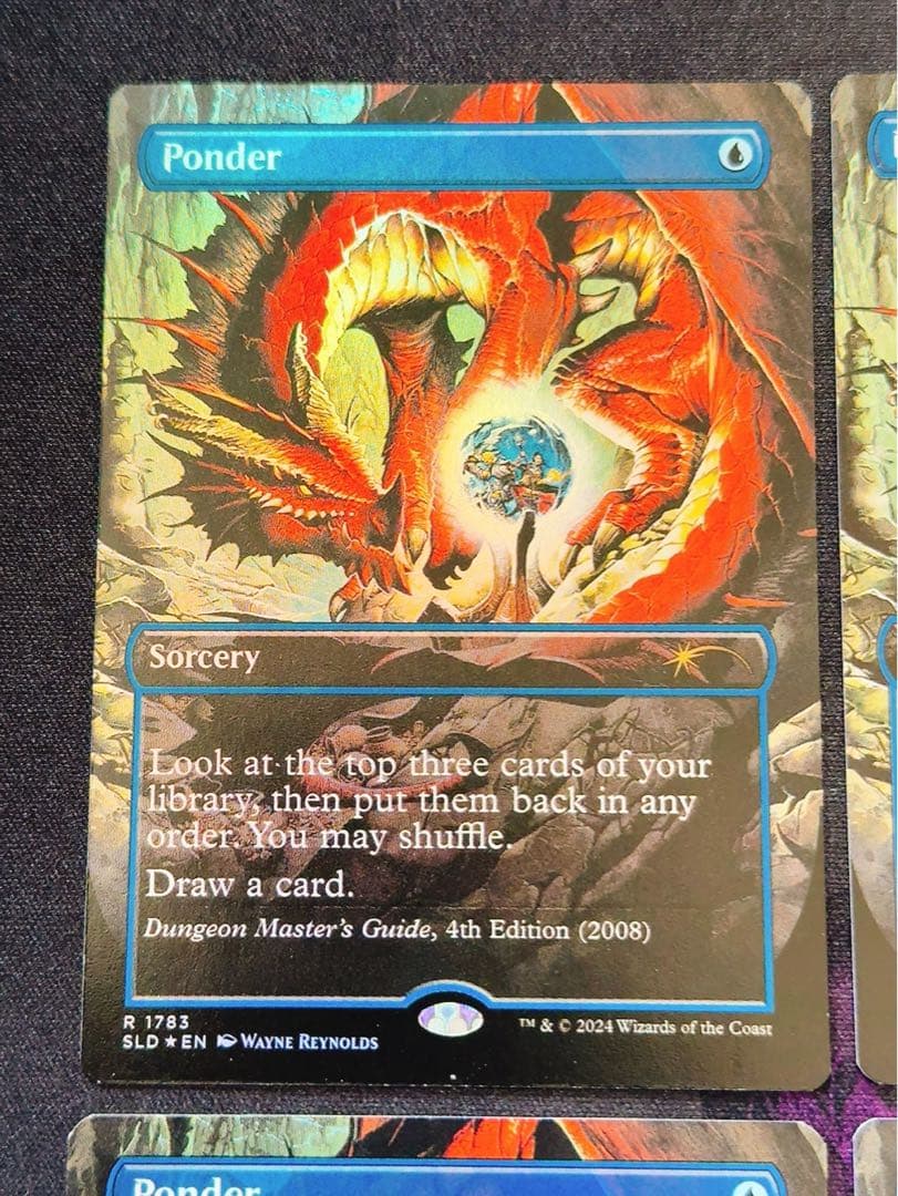 【シークレットライアーfoil】思案　英語　4枚セット