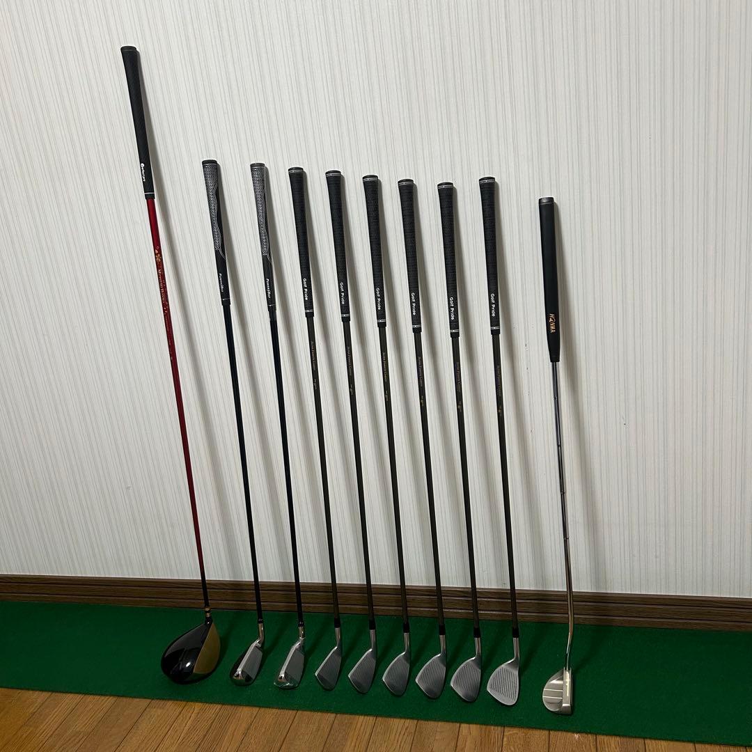 ムツミ ホンマ LB-708 金モグラ 4S メンズ ゴルフクラブ セット