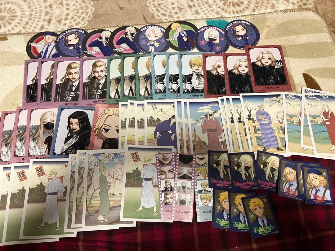 東京リベンジャーズ グッズ まとめ売り 缶バッジ 色紙 クリアカード