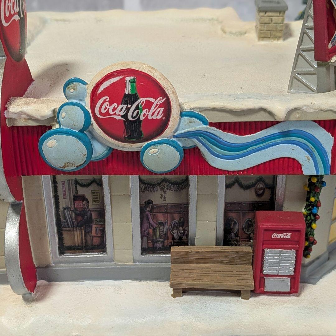 レア物 Coca-Cola ランドリー クリーナーズ イルミネーション付 置物