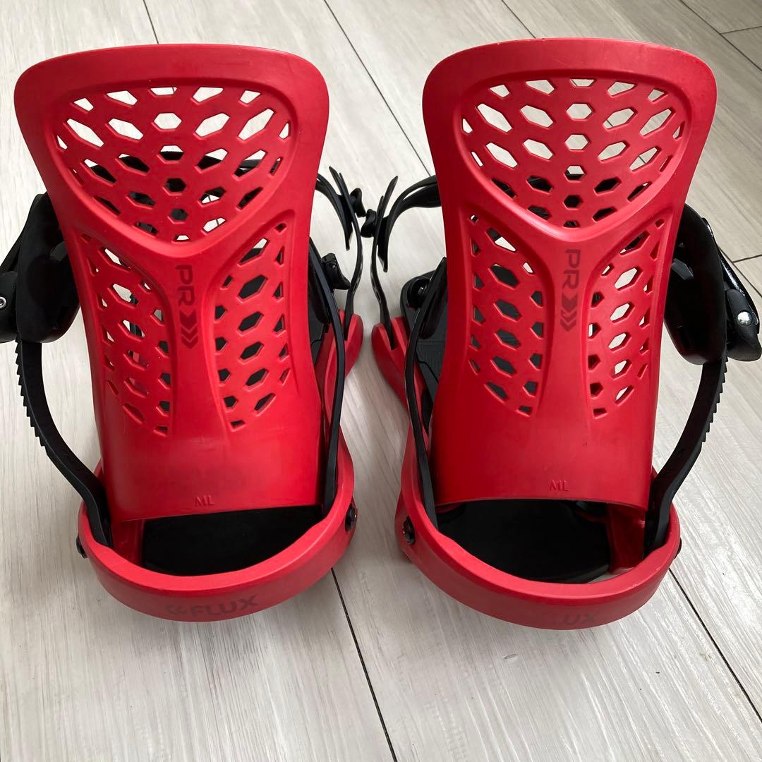 FLUX フラックス PR ブラック レッド スノーボード ビンディング ML