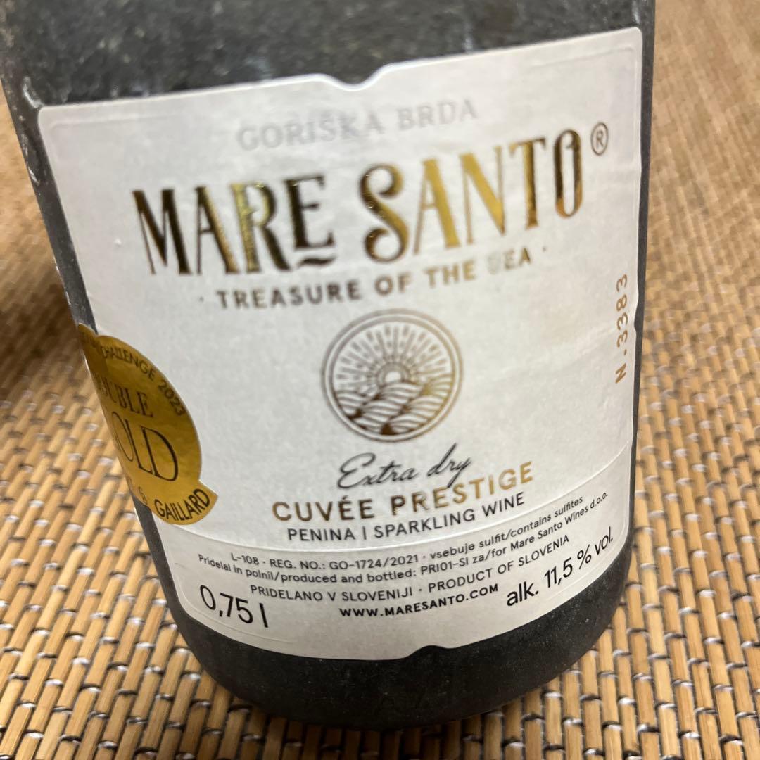 【海底熟成　パリオリンピック公式】マーレ・サント・キュヴェ・プレステージ