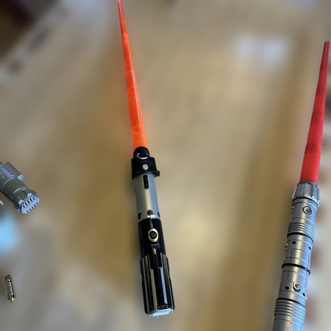 ライトセーバーセット（オレンジ・赤・グリーン）