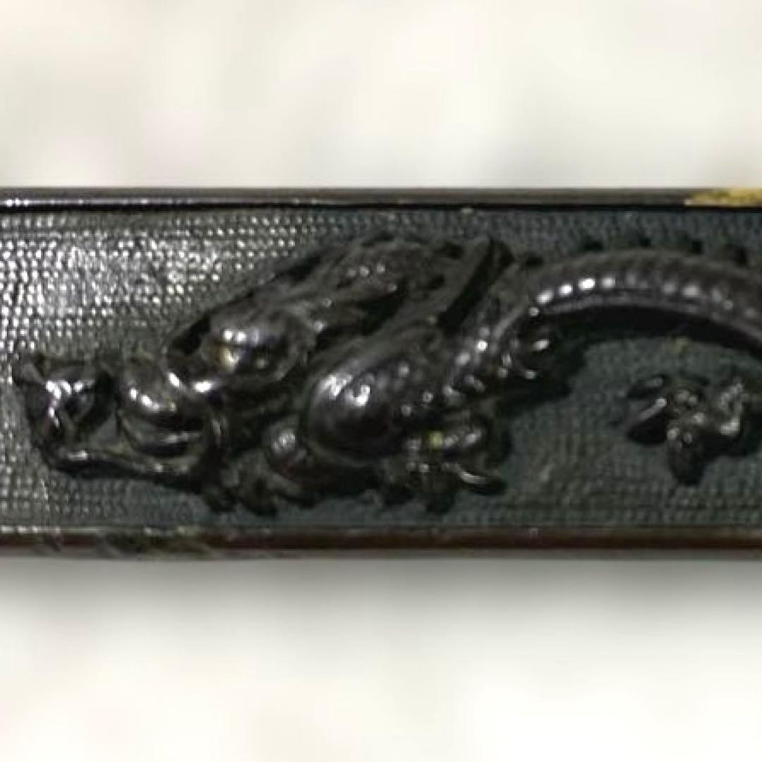 B-40 小柄　在銘　龍図　武具　刀装具　日本刀　時代物　美術品　工芸品　骨董品