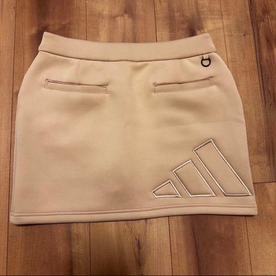 トレーナー　スカート　ダンボールニット　セットアップ　春秋　ベージュ　MとS