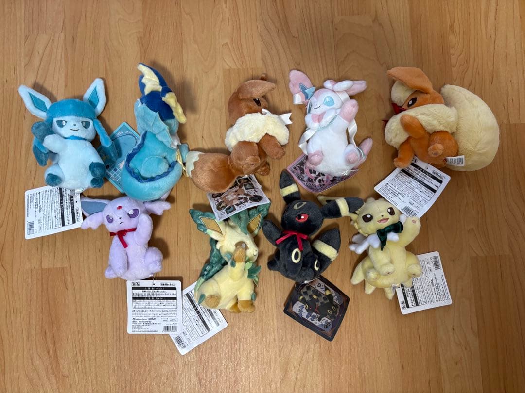 ぬいぐるみ Eevee Collection 9種