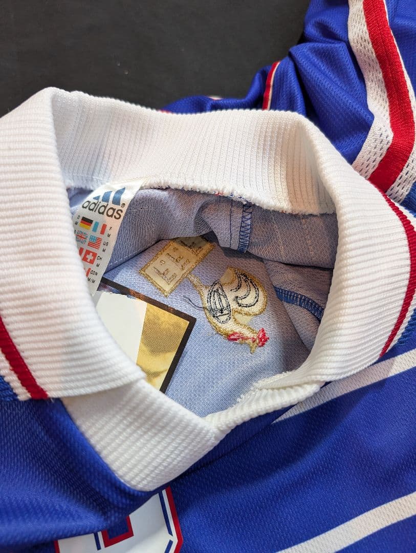 【当時物・新品タグ付き！】ジネディーヌ・ジダン/フランス代表/ホーム/98年W杯