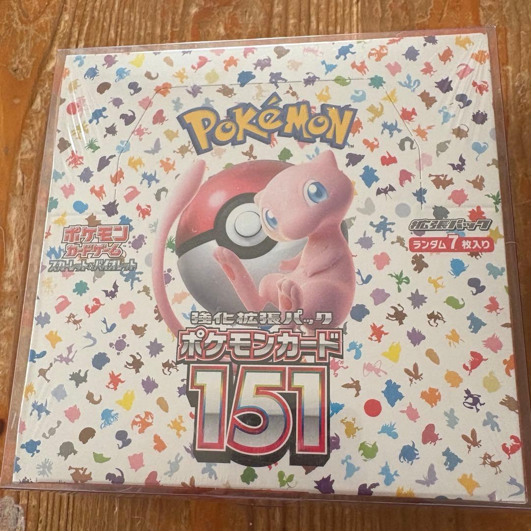 ポケモンカード 151 ミュウデザイン　シュリンク付き未開封