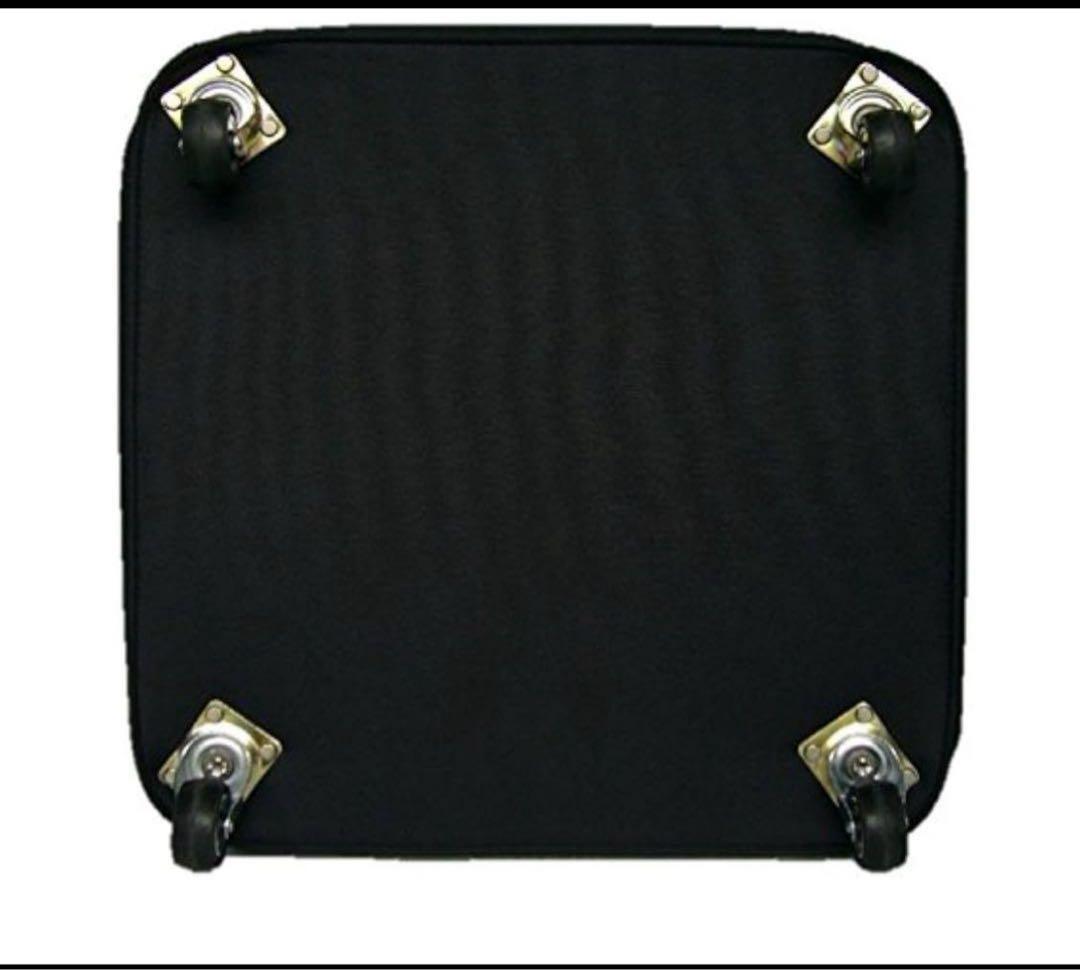 キャスター付き ゴルフクラブ収納バッグ 【ブラック】