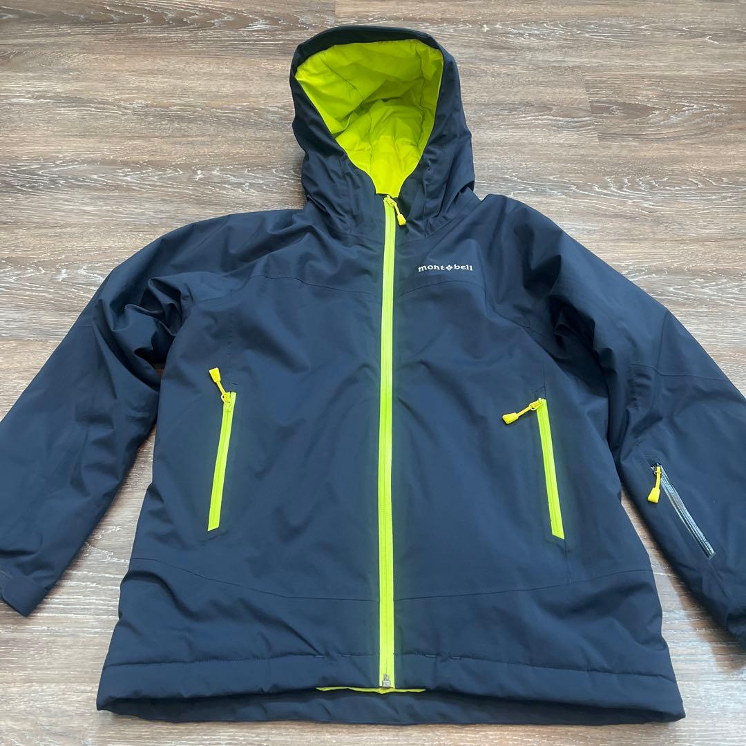 mont-bell モンベル　150 スキーウェア　ジャケット　美品　紺色