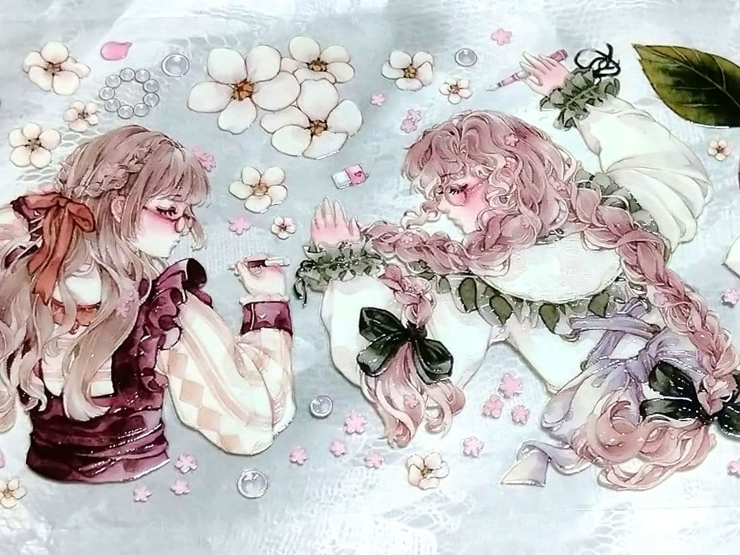 廃盤品✩のこり２✩J941＃玫瑰酣梦(水晶)mooka切売り海外人物マステ女の子