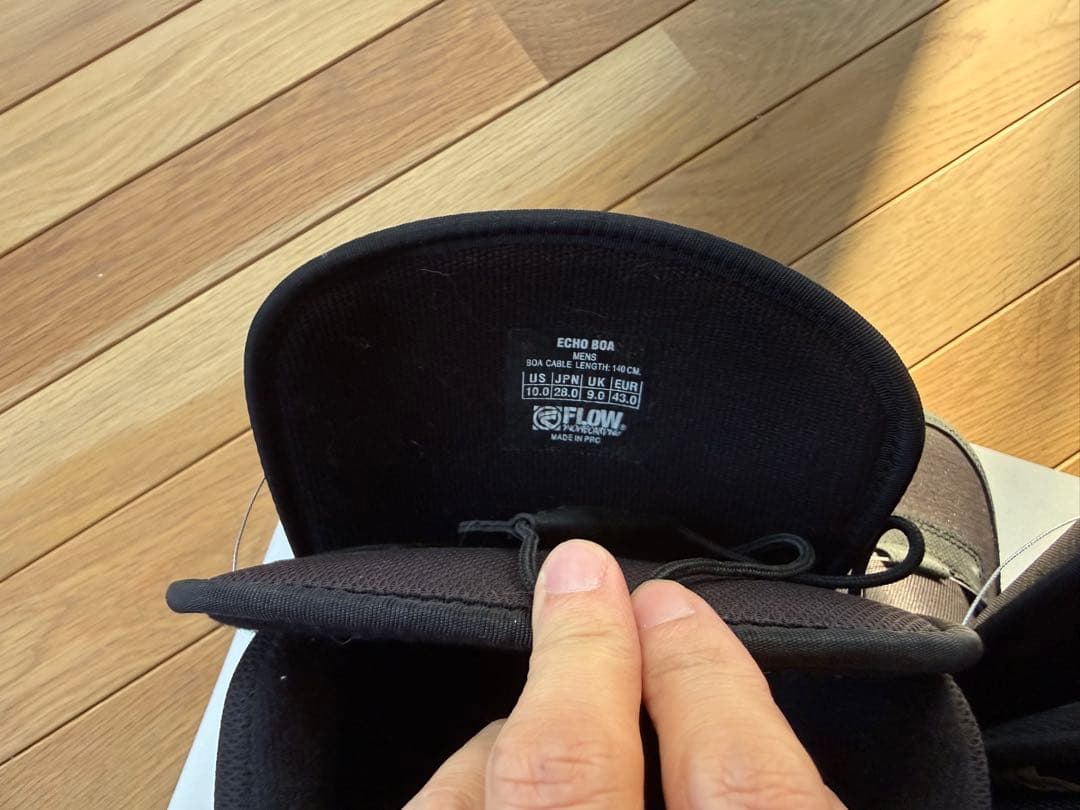 スノーボードブーツ　BLK 28cm