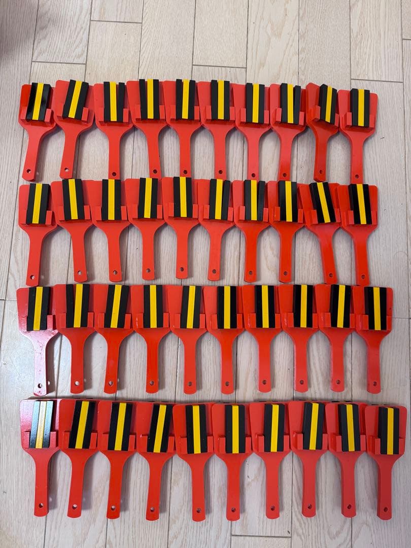 檜製 鳴子 赤黒ストライプ 2個セット✖︎20箱