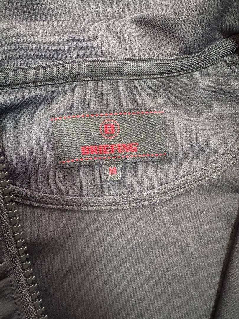 BRIEFING ブラック フード付きジャケット M