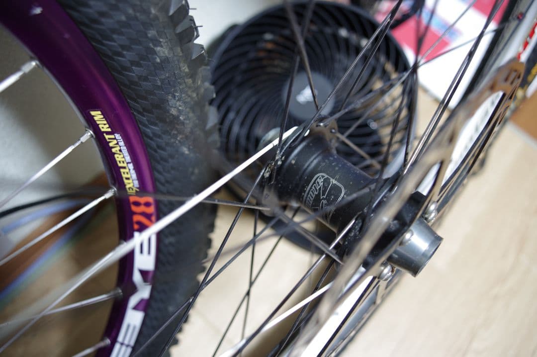 26インチMTBホイールタイヤ&ディスク&スプロケット付