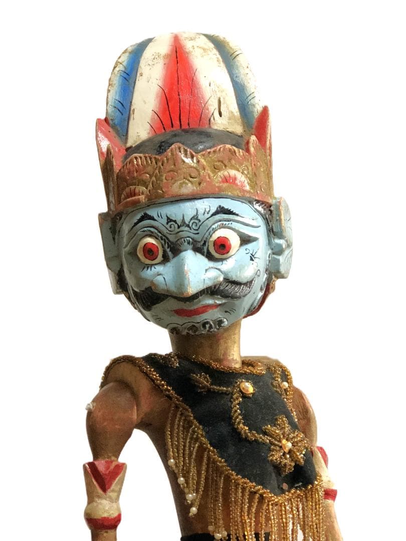 【 ドゥルユドノ（Duryudana）】 アンティーク木偶人形　ワヤン・ゴレ