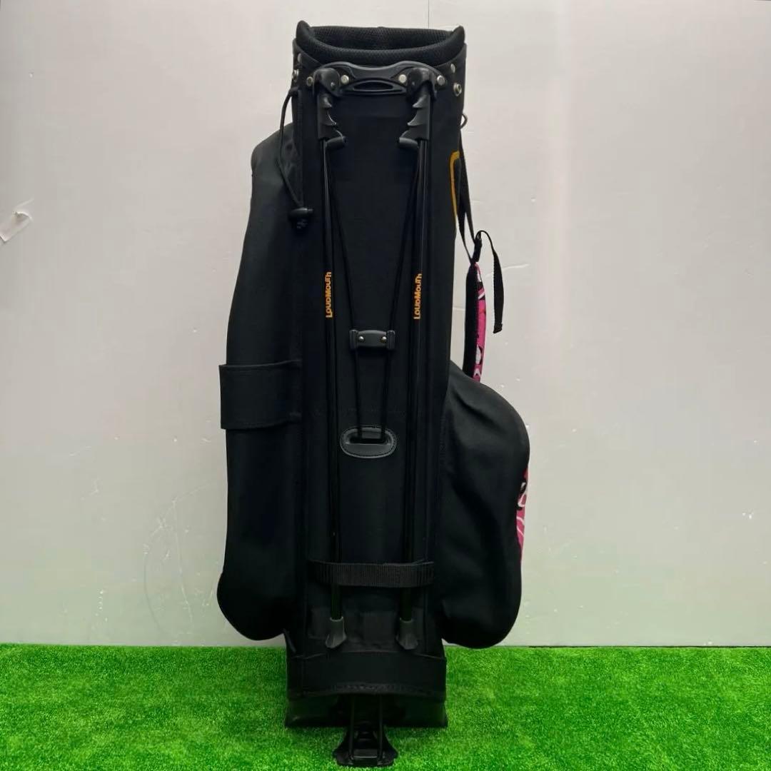 ラウドマウス　LOUDMOUTH キャディバッグ　8.5インチ　ゴルフ　ピンク