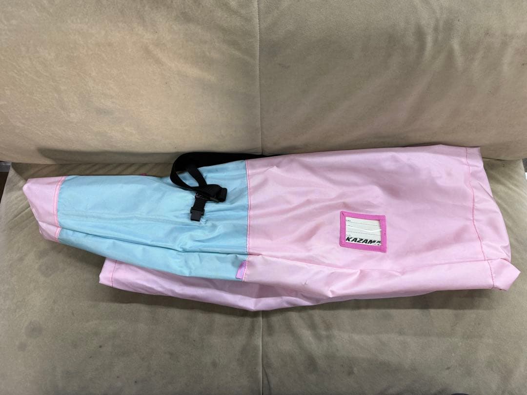 スキー板　elan U-FLEX　140　ストックKAZAMA　収納ケース