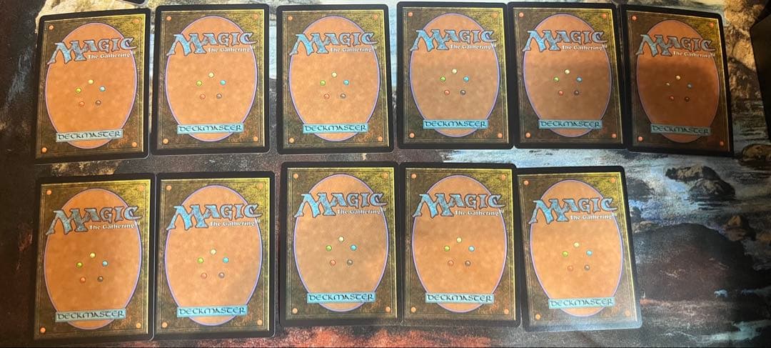 mtg オイルスリック土地　各種11枚セット＋おまけ3枚