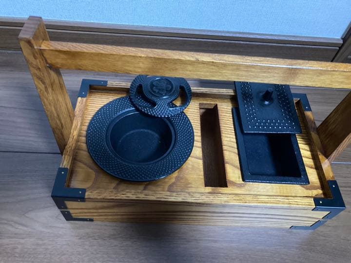 煙草盆　南部鉄器　美品