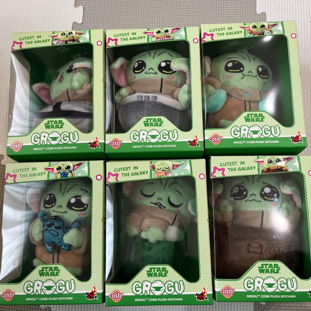 Cosbi Star Wars Grogu Plush Keychain 6個