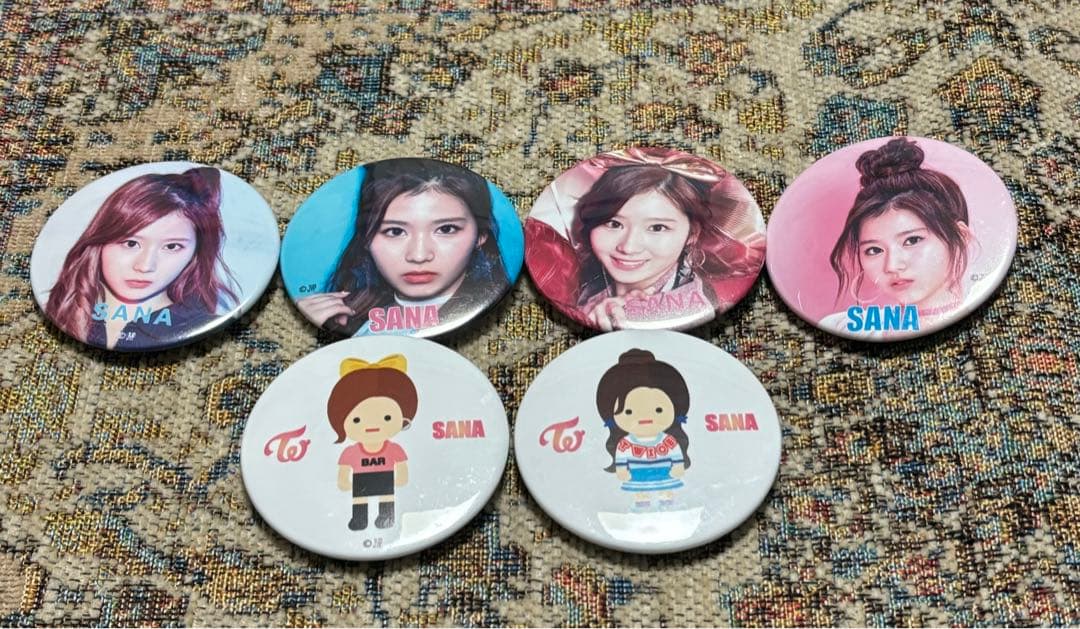 TWICE SHIBUYA109 サナ 缶バッジ コンプ