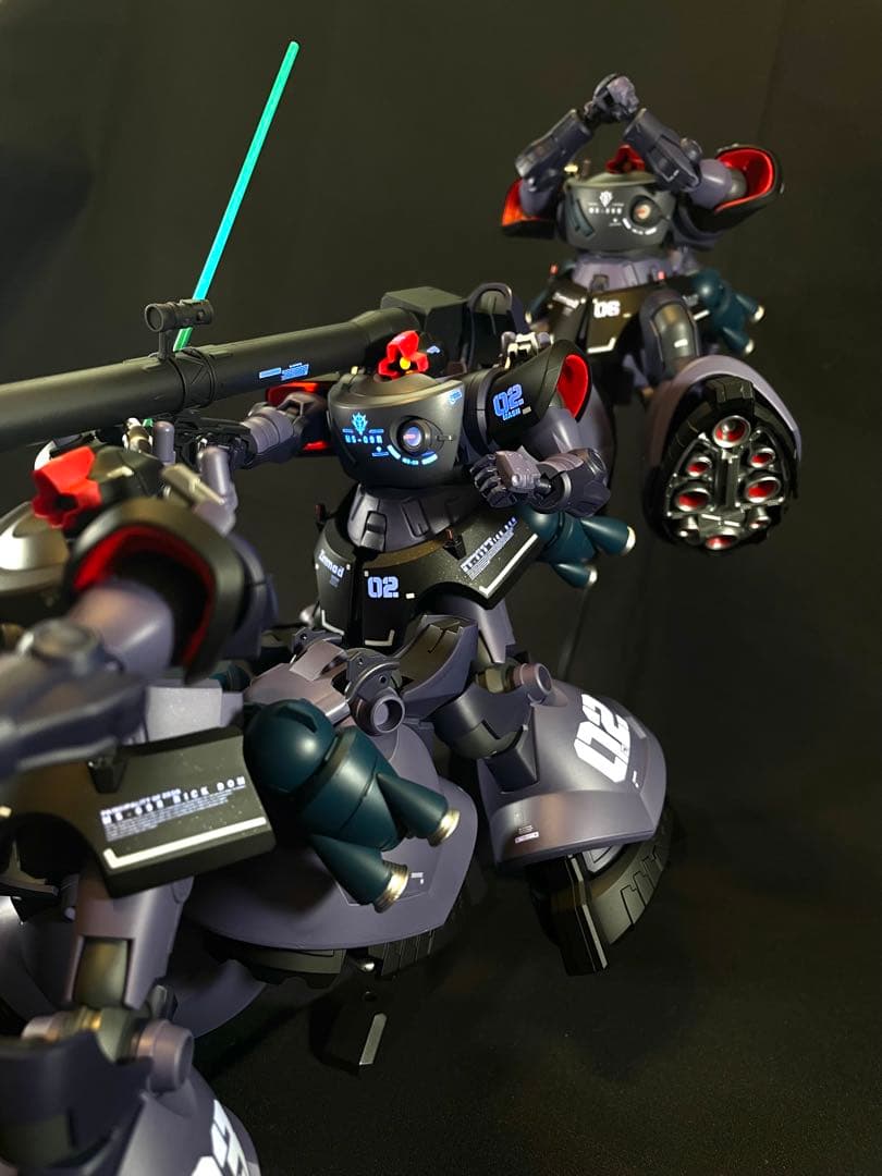 TOM106様　製作依頼ページ　HG リックドム 全塗装 完成品　3機セット