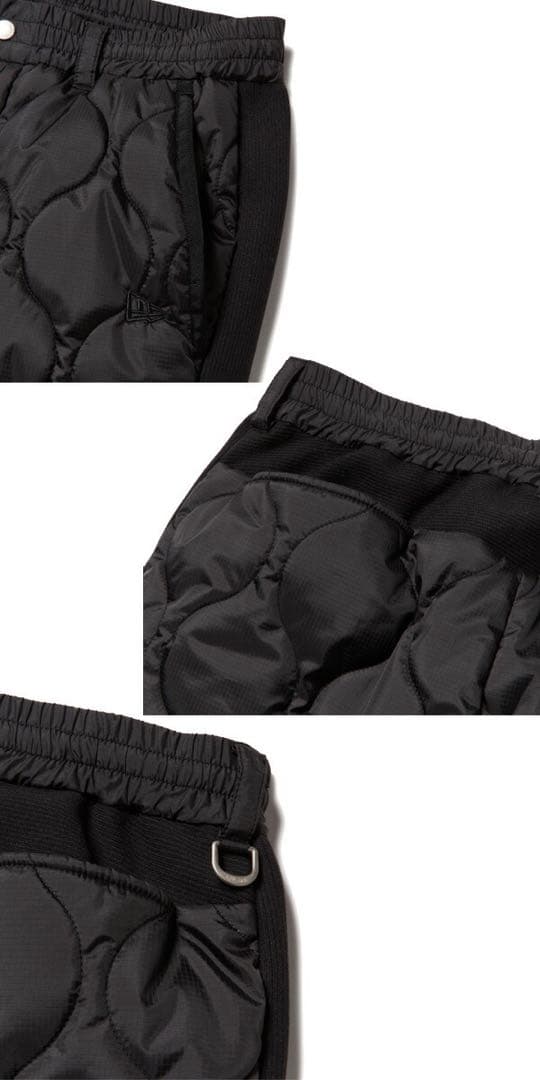 ニューエラゴルフ インサレーテッドキルティング　セットアップ ブラック M