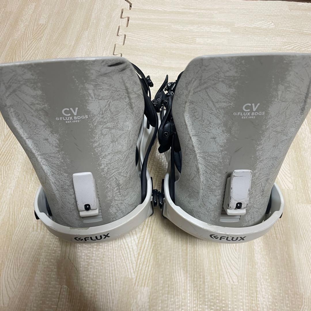 FLUX CV ホワイト Mサイズ スノーボード ビンディング