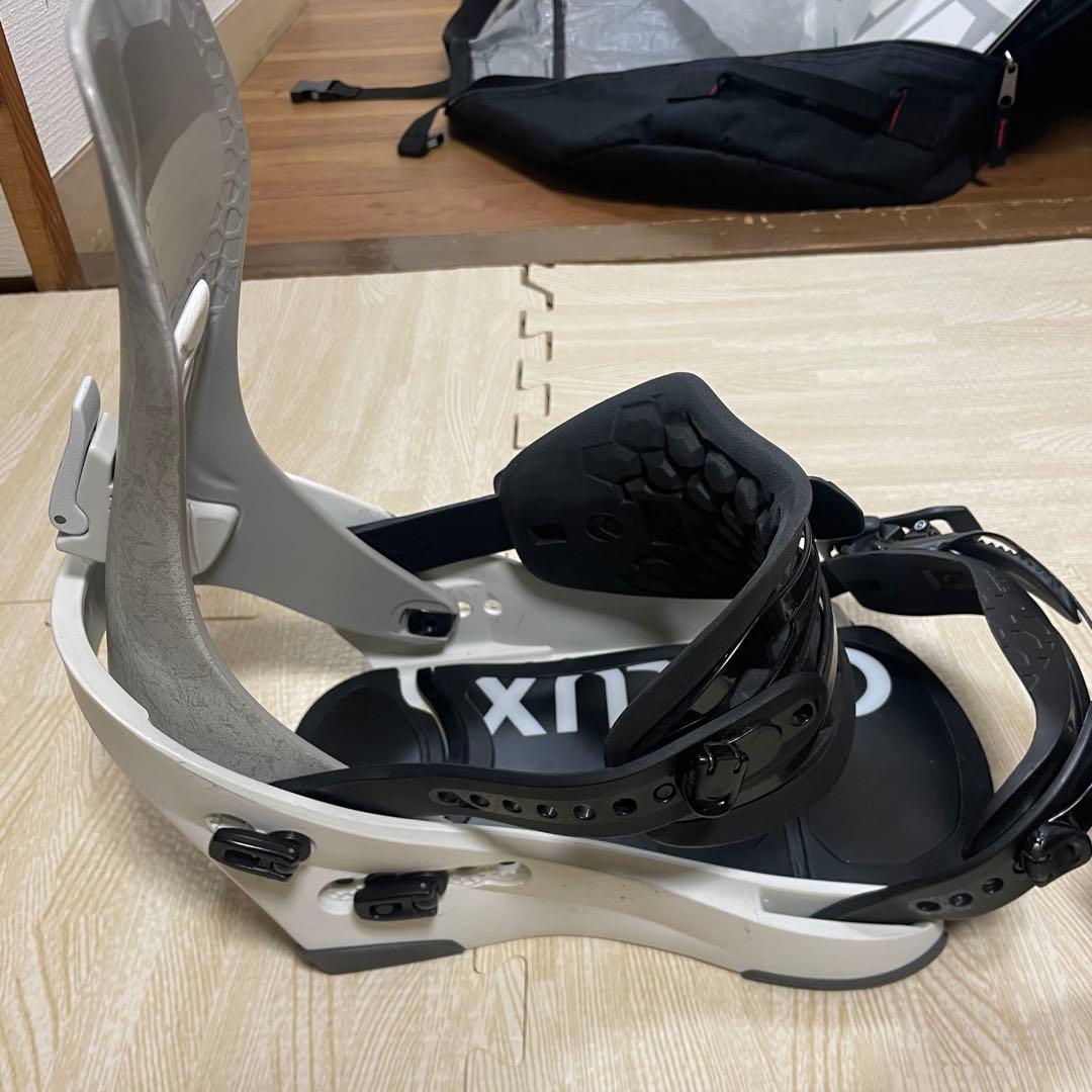 FLUX CV ホワイト Mサイズ スノーボード ビンディング