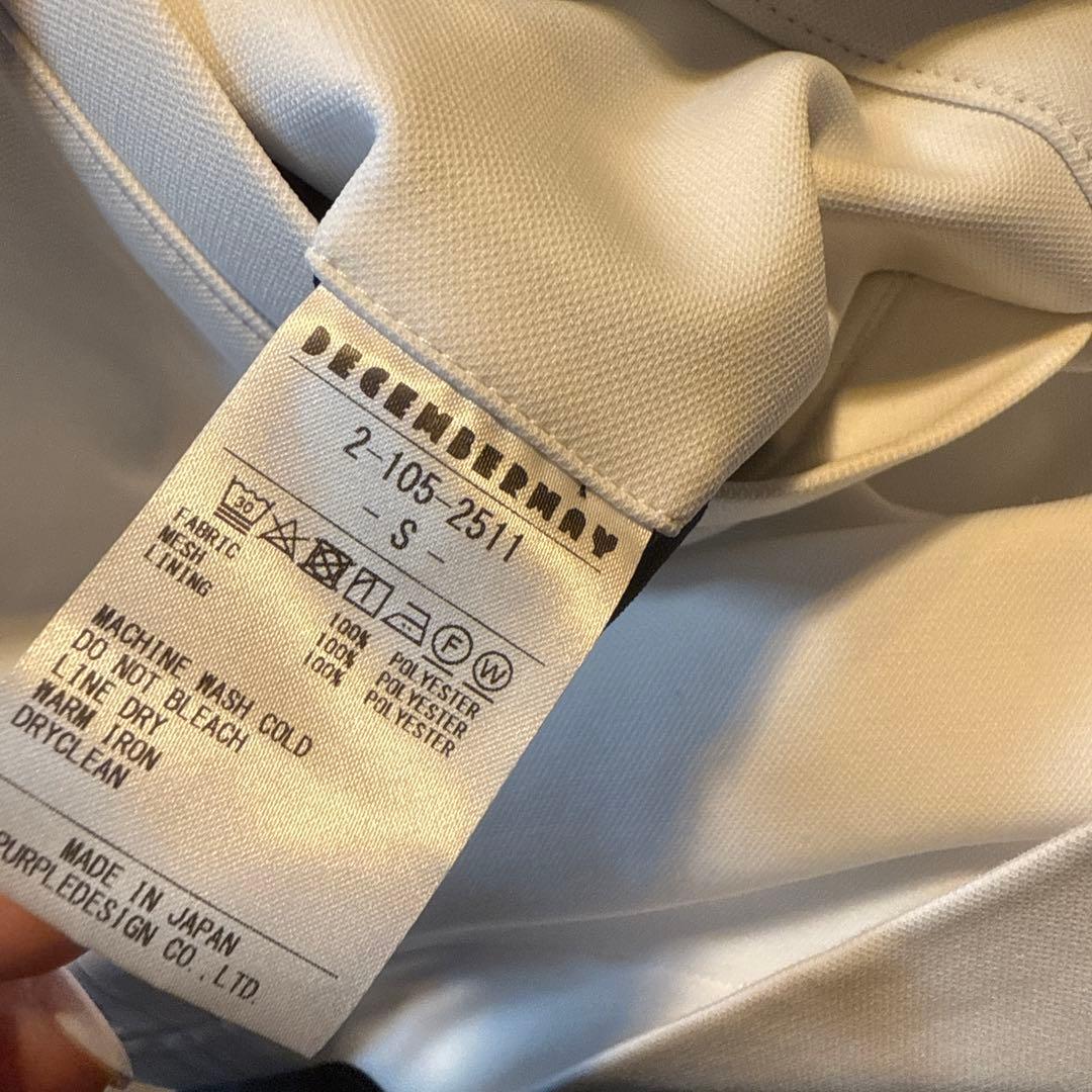 DECEMBER MAY ホワイトミニスカート　ゴルフ