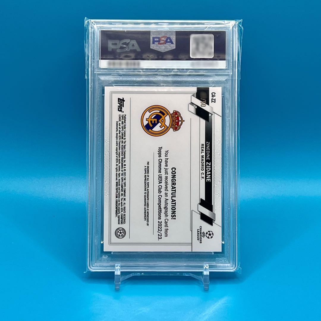 Topps Chrome ZIDANE PSA10 ジダン 直筆サイン AUTO