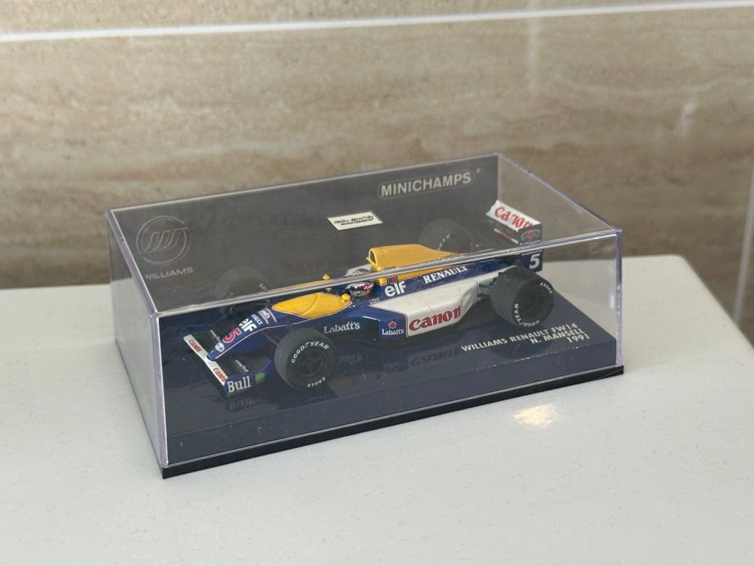 レア MINICHAMPS ウィリアムズ 1/43 マンセル FW14 1991