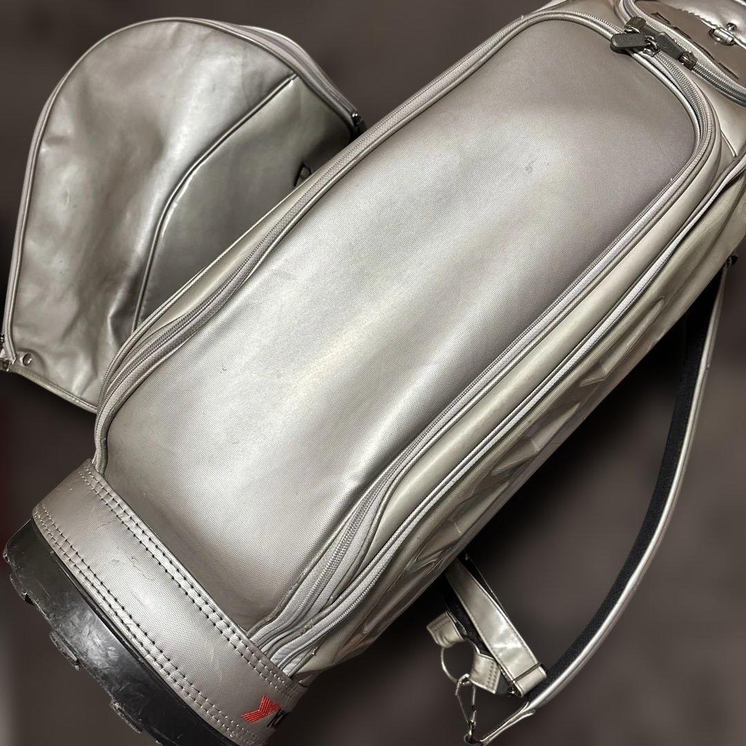 PRGR ゴルフバッグ シルバー　ツアーモデル　プロギア　キャディバック